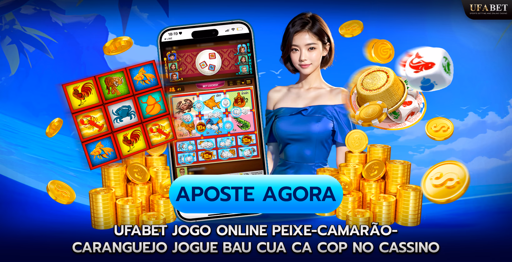 UFABET Jogo Online Peixe, Camarão e Caranguejo