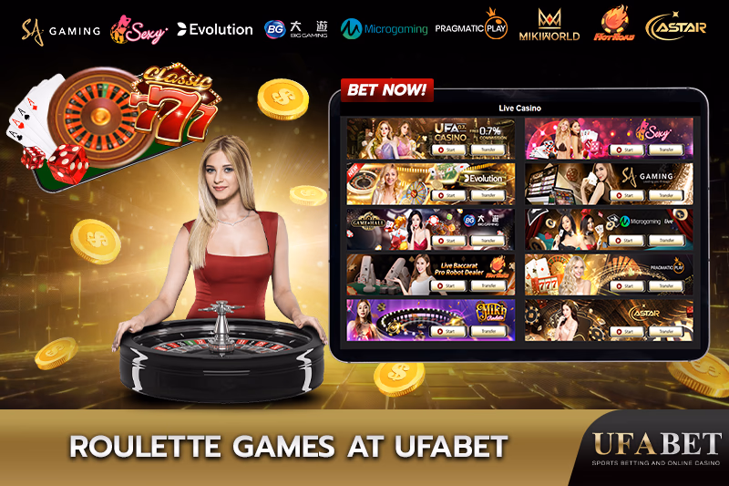 Various Live Roulette Games from Leading Providers