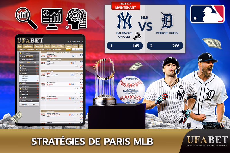 Stratégies de paris MLB sur UFABET