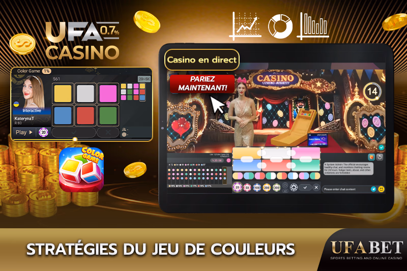 Guide de stratégie du jeu de couleurs chez UFABET