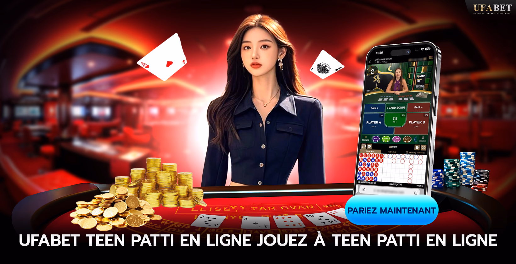 Jouer à Teen Patti en Ligne UFABET