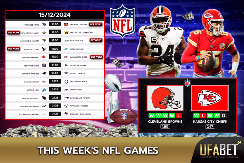 NFL Schedule for This Week