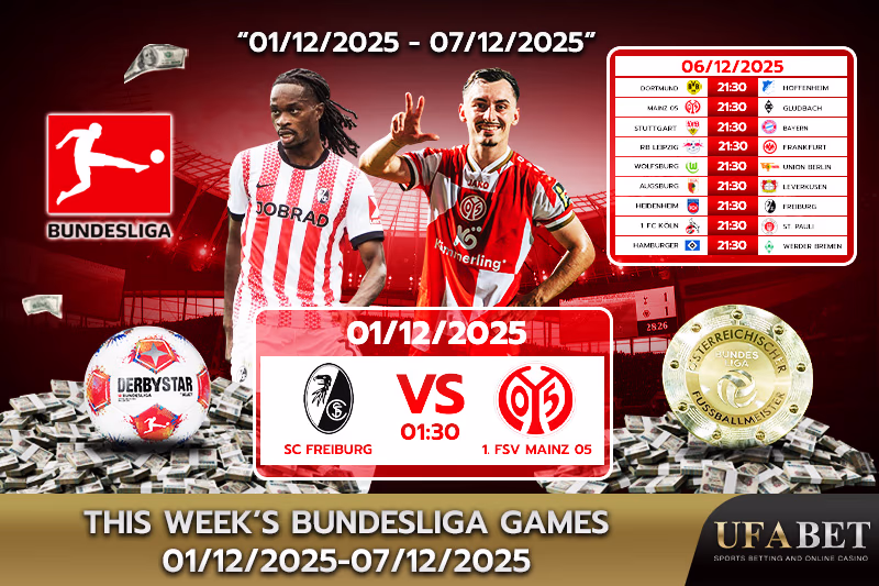 Bundesliga match schedule this week