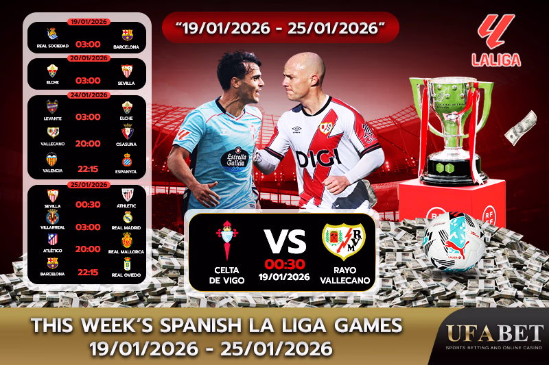 This week’s La Liga schedule