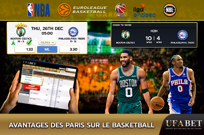 Types de paris pour les matchs de basketball