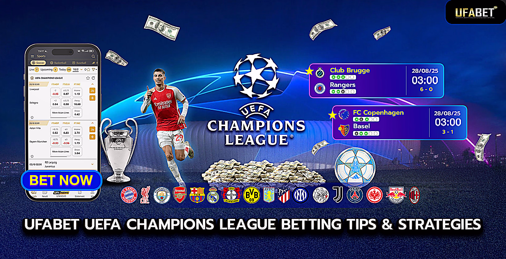 Ufabet Champions League Betting Tips and Strategies