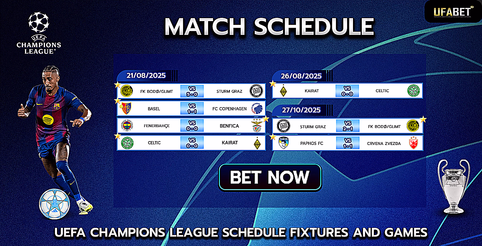 Champions League Schedule and Fixtures