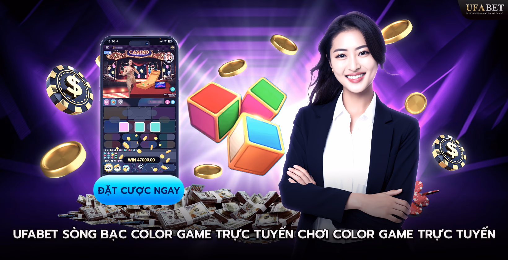 Chơi UFABET Xóc Đĩa Đoán Màu Trực Tuyến