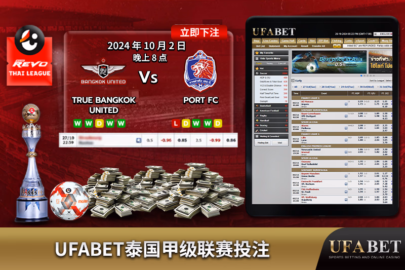 在UFABET上投注泰国甲级联赛