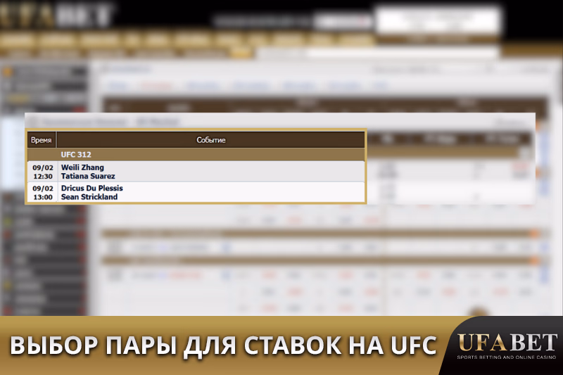 Выбор боя для ставок на UFC 311