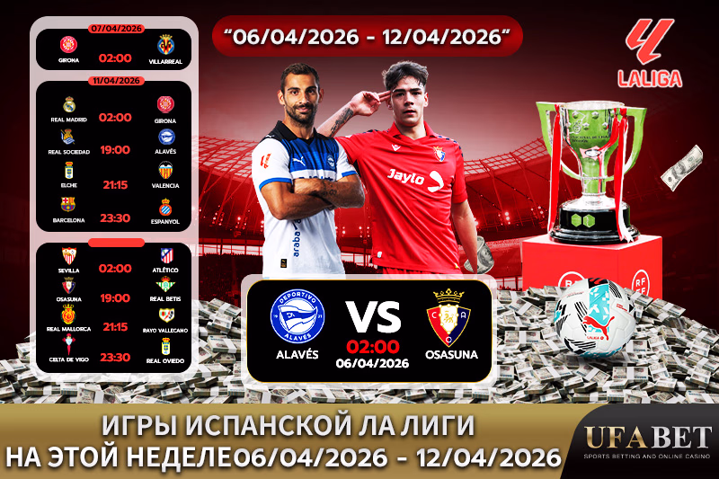 Расписание матчей Ла Лиги на этой неделе