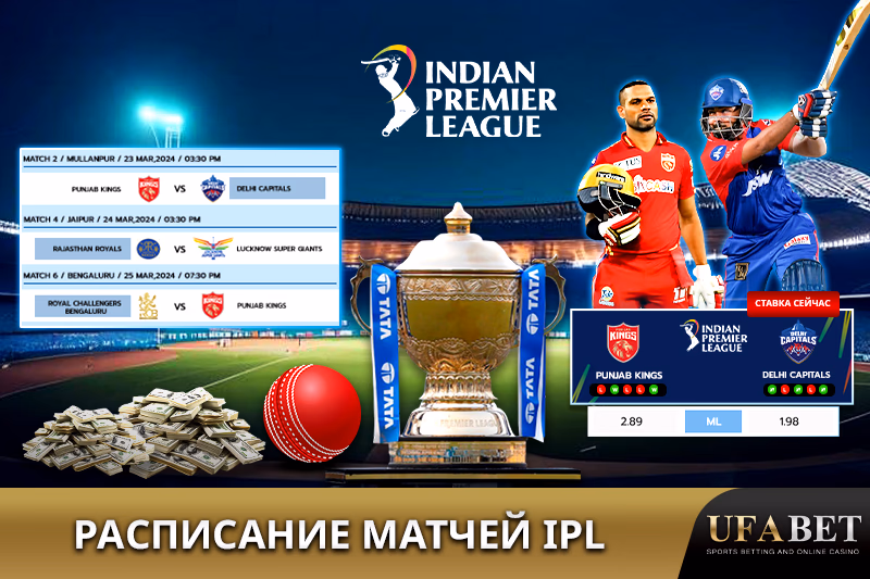 Расписание матчей IPL