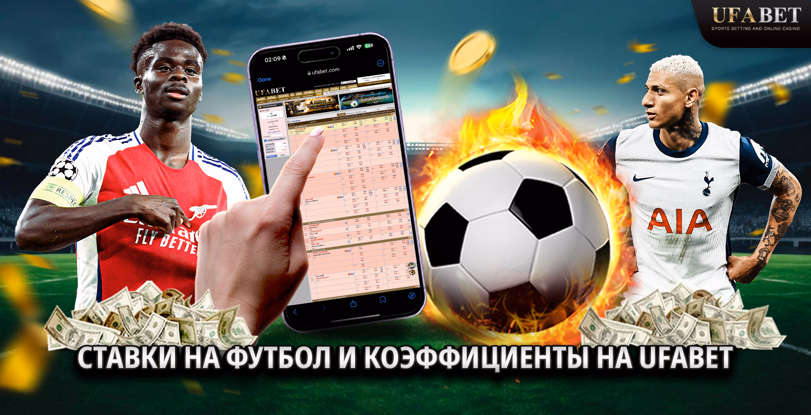 Ставки на футбол и коэффициенты UFABET