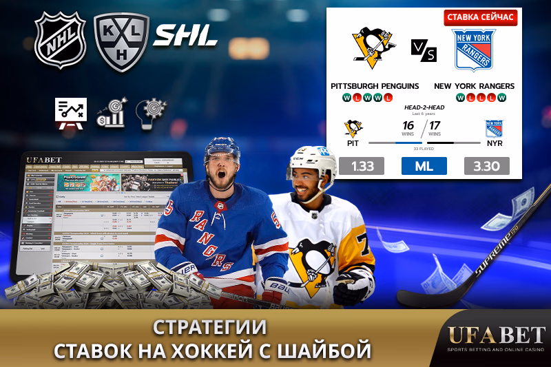 Техники ставок на хоккей с шайбой