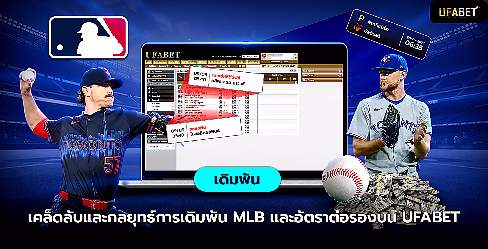 กลยุทธ์การเดิมพัน-mlb