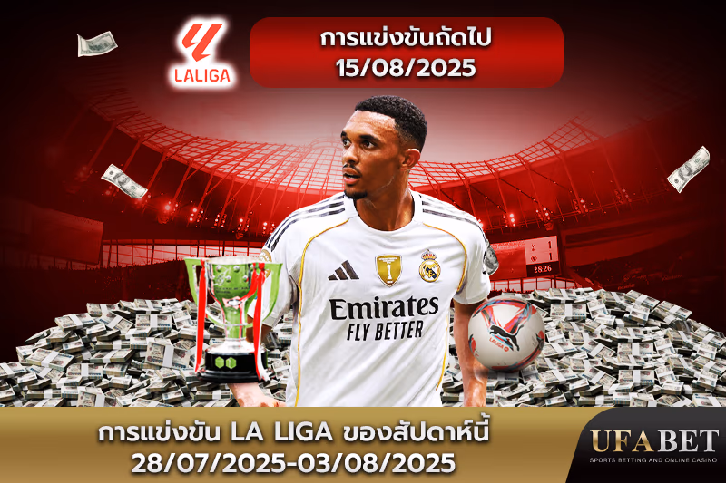 ตารางแข่งขันลาลีกาสัปดาห์นี้