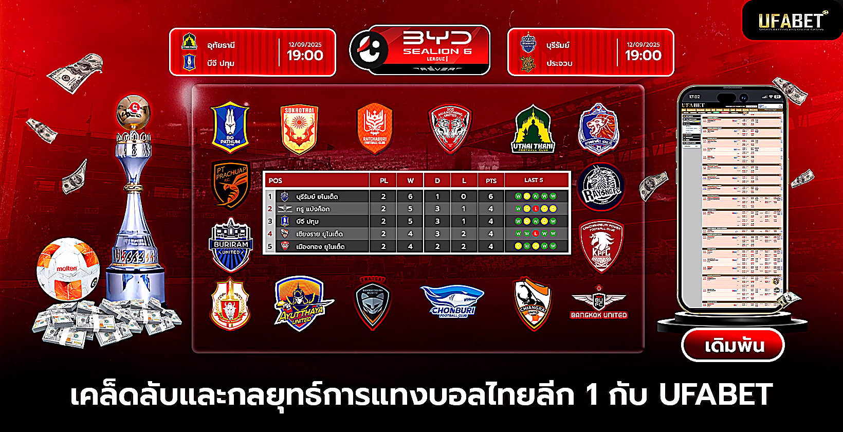 เดิมพันไทยลีก1บนยูฟ่าเบท