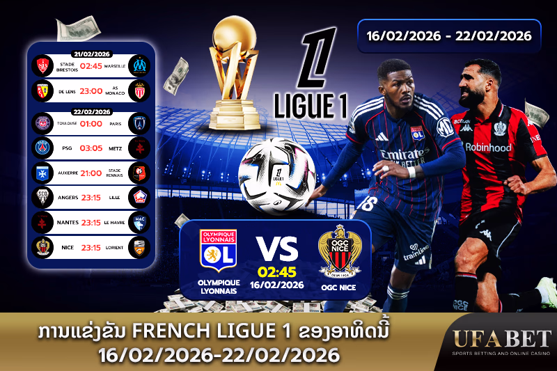 ເກມລີກເອິງຝຣັ່ງໃນອາທິດນີ້ມີຫຍັງແດ່?