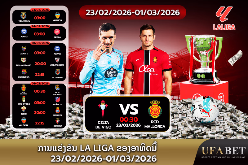 ເກມລາລີກາສະເປນທີ່ຈະຈະເກີດຂຶ້ນໃນອາທິດນີ້ມີຫຍັງແດ່?