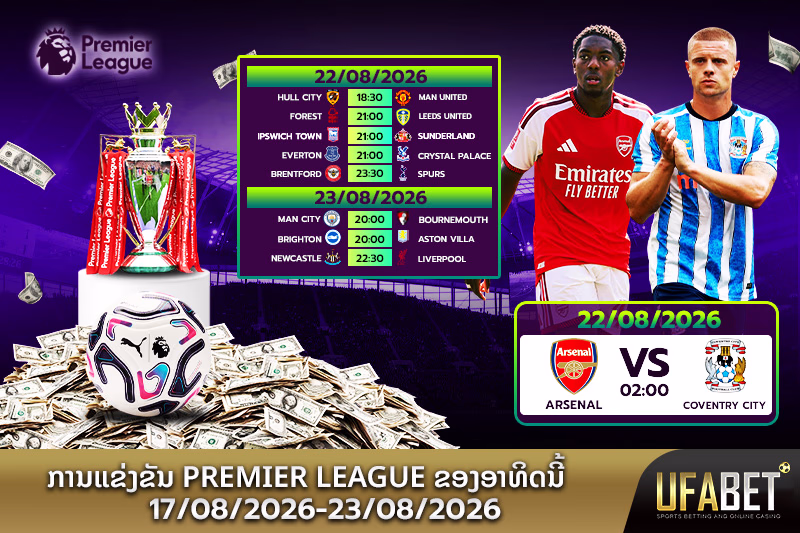 ການແຂ່ງຂັນ premier league ຂອງອາທິດນີ້