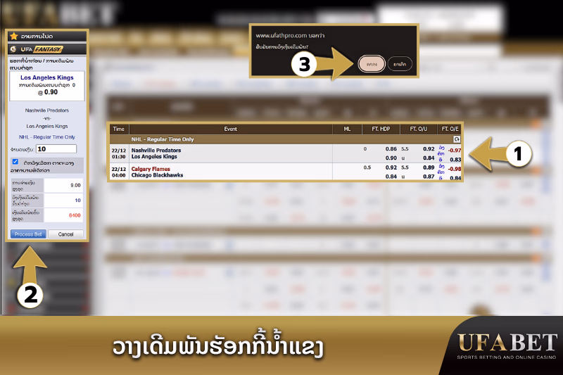 ການພະນັນຮອກກີນ້ຳແຂງ