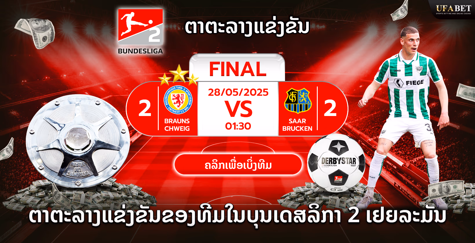 ຕາຕະລາງແຂ່ງຂັນຂອງທີມບຸນເດສລິກາ 2 ເຢຍລະມັນ