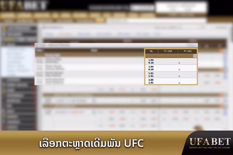 ຕະຫຼາດການພະນັນສໍາລັບແມດ UFC