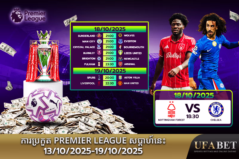 កាលវិភាគប្រកួត Premier League