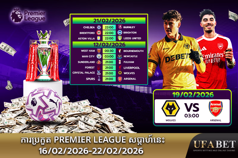 កាលវិភាគប្រកួត Premier League