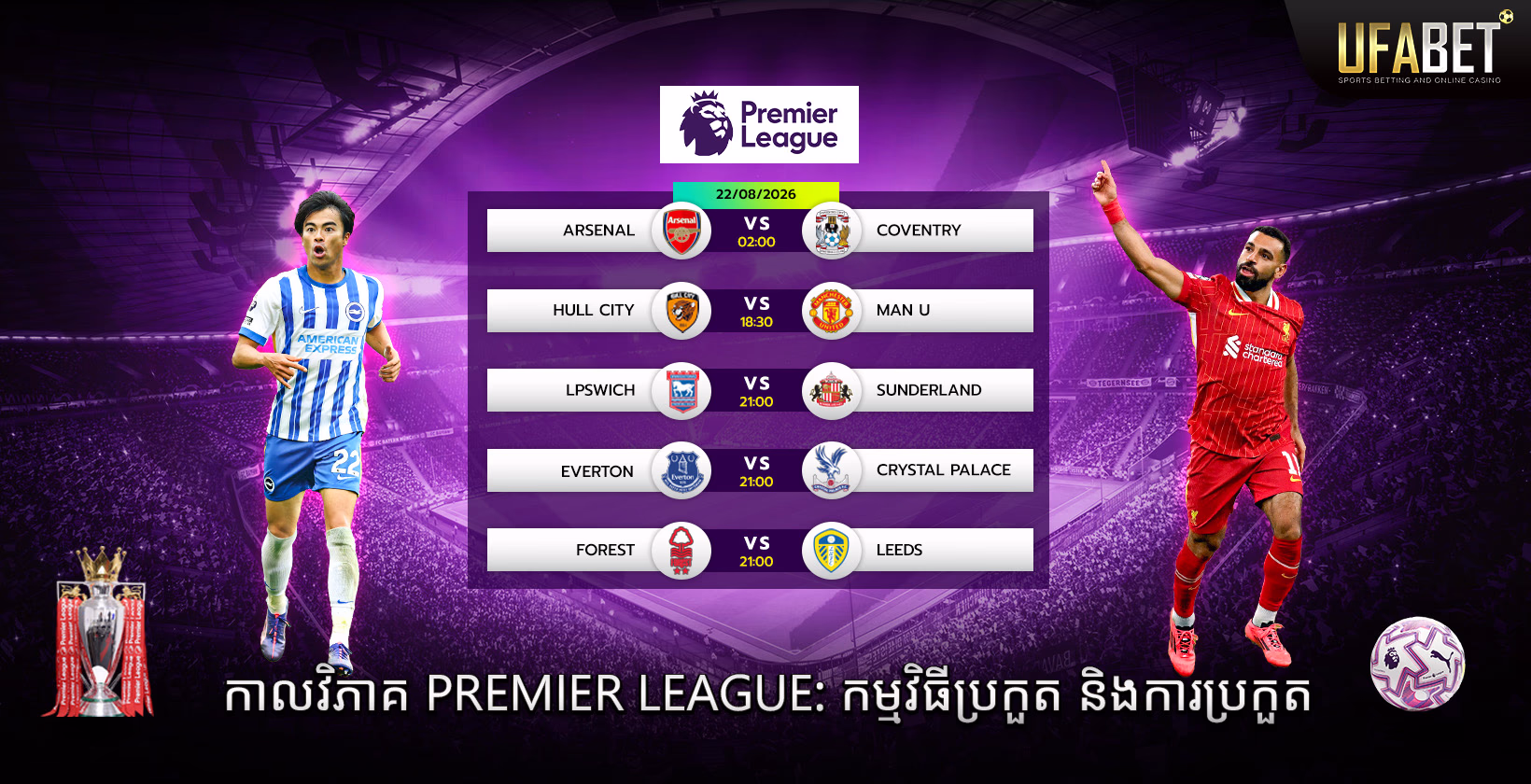 តារាងពិន្ទុ Premier League 2024/2025