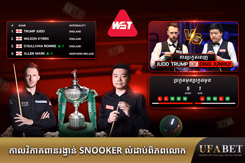 កាលវិភាគការប្រកួត Snooker