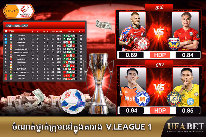 អង្កត់ក្រុមក្នុងលីក V.League 1